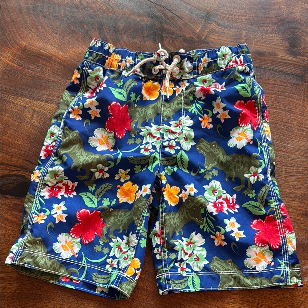 Floral Print kids swim Shorts